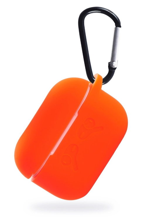 Чехол Gurdini Pro Silicone Case для наушников Apple AirPods Оранжевый