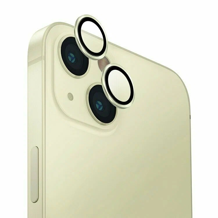 Защитное стекло для линз камеры Uniq Optix для iPhone 15 / 15 Plus Yellow
