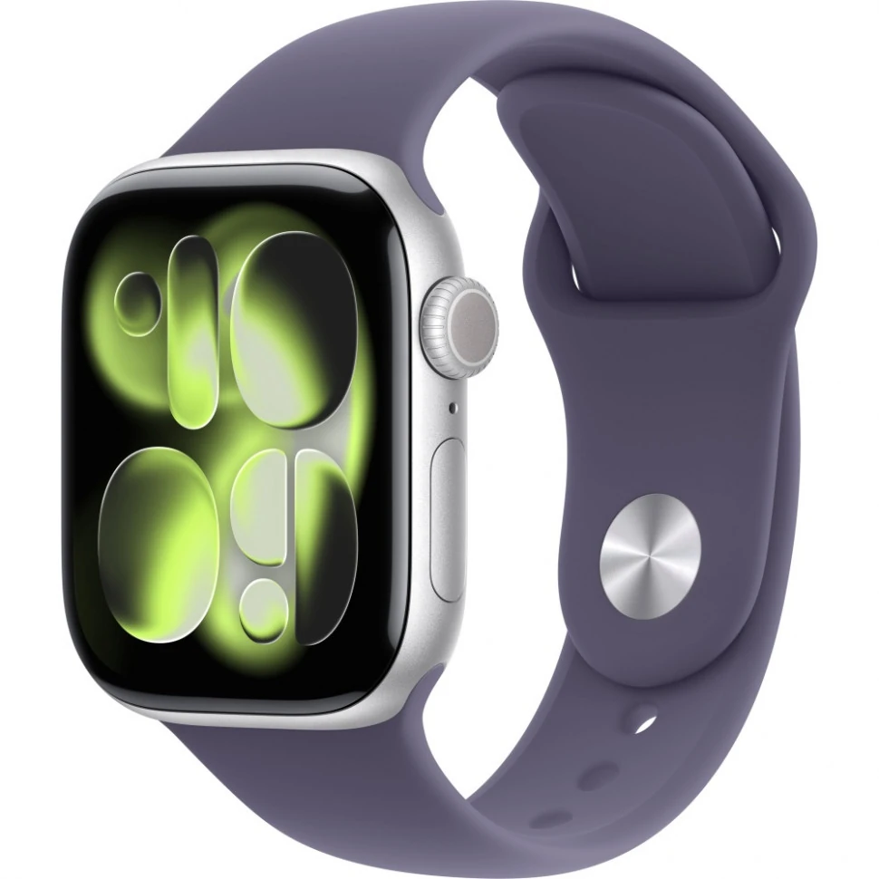 Часы Apple Watch Series 11 42mm Silver Purple Sport Band S/M