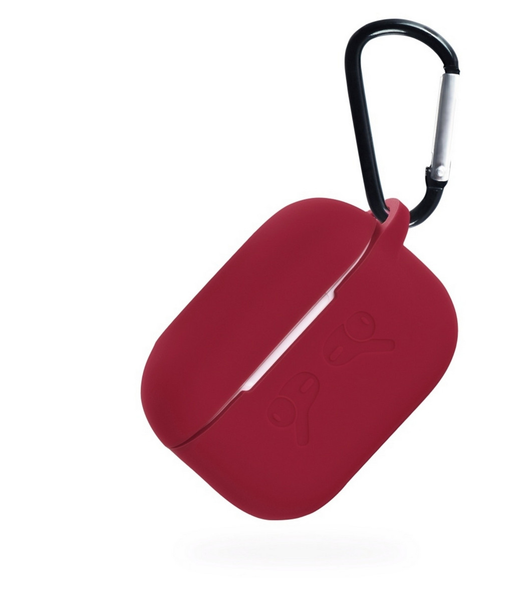 Чехол Gurdini Pro Silicone Case для наушников Apple AirPods Бордовый