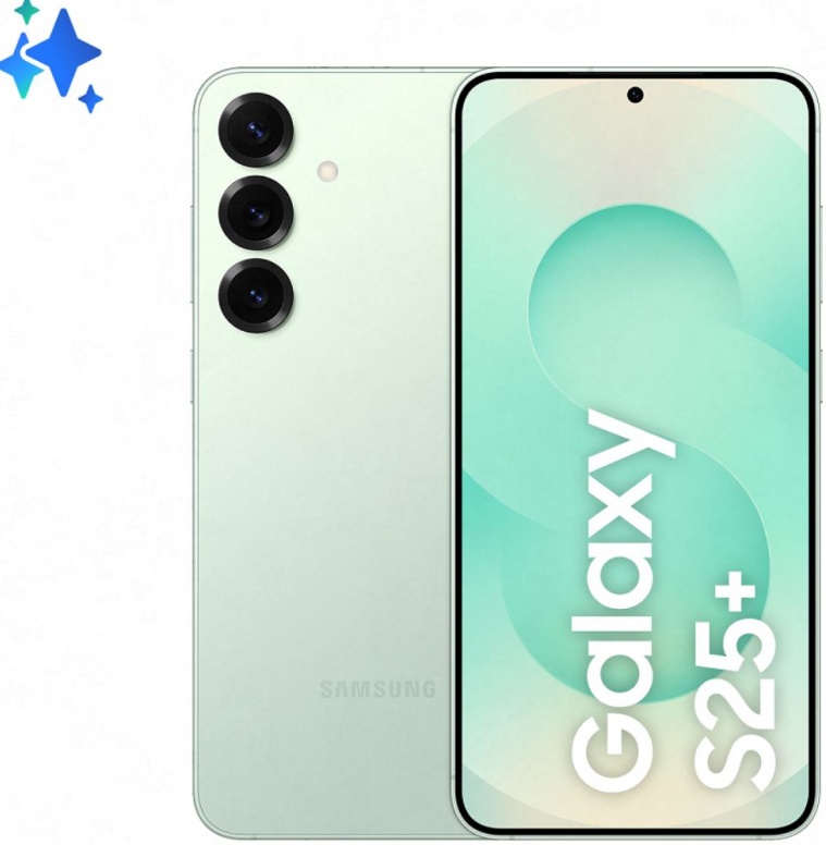 Смартфон Samsung Galaxy S25+ 5G 12+512GB Мятный