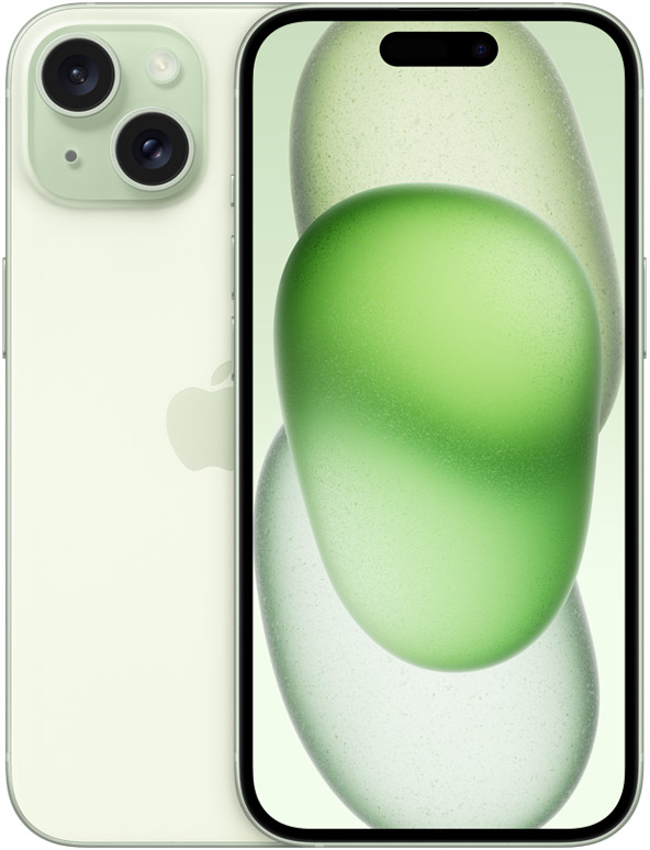 Смартфон Apple iPhone 15 128Gb nano SIM+eSIM Green (Global)