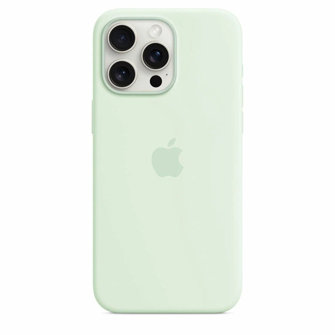 Чехол Silicone Case with MagSafe iPhone 15 Pro Soft Mint