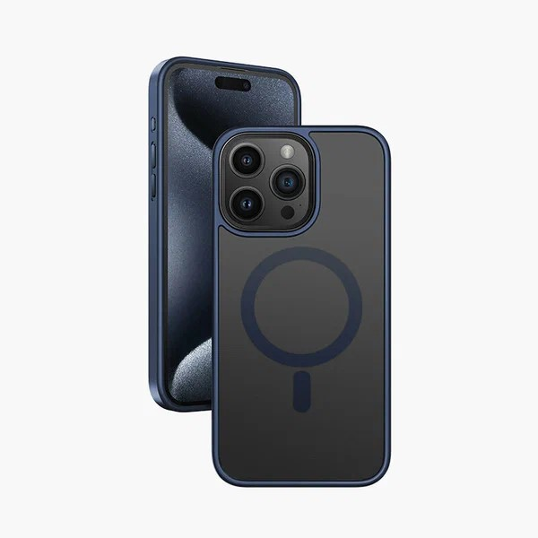 Чехол Keephone Mago Pro с MagSafe для Apple iPhone 15 Pro Синий