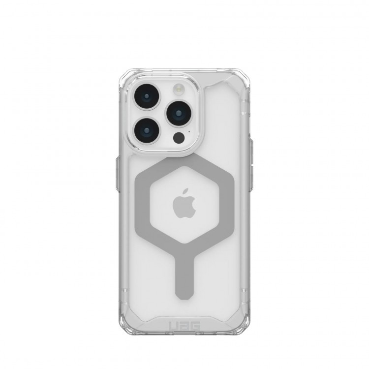 Чехол UAG Plyo с MagSafe для iPhone 15 Pro Ice/Silver
