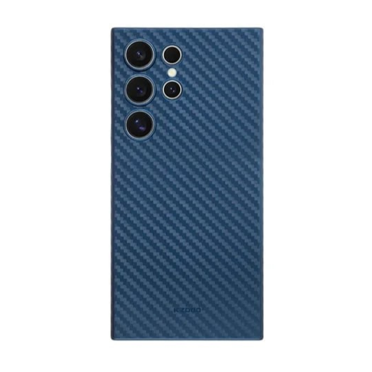 Чехол K-DOO Air carbon для Samsung S24 Ultra Blue