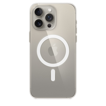 Чехол with MagSafe для iPhone 15 Pro Max Прозрачный