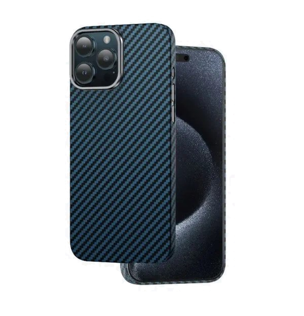 Чехол Keephone Kevlar MagSafe на iPhone 15 Pro Blue