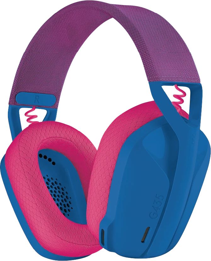 Гарнитура игровая беспроводная Logitech G435 LightSpeed Blue (981-001065)