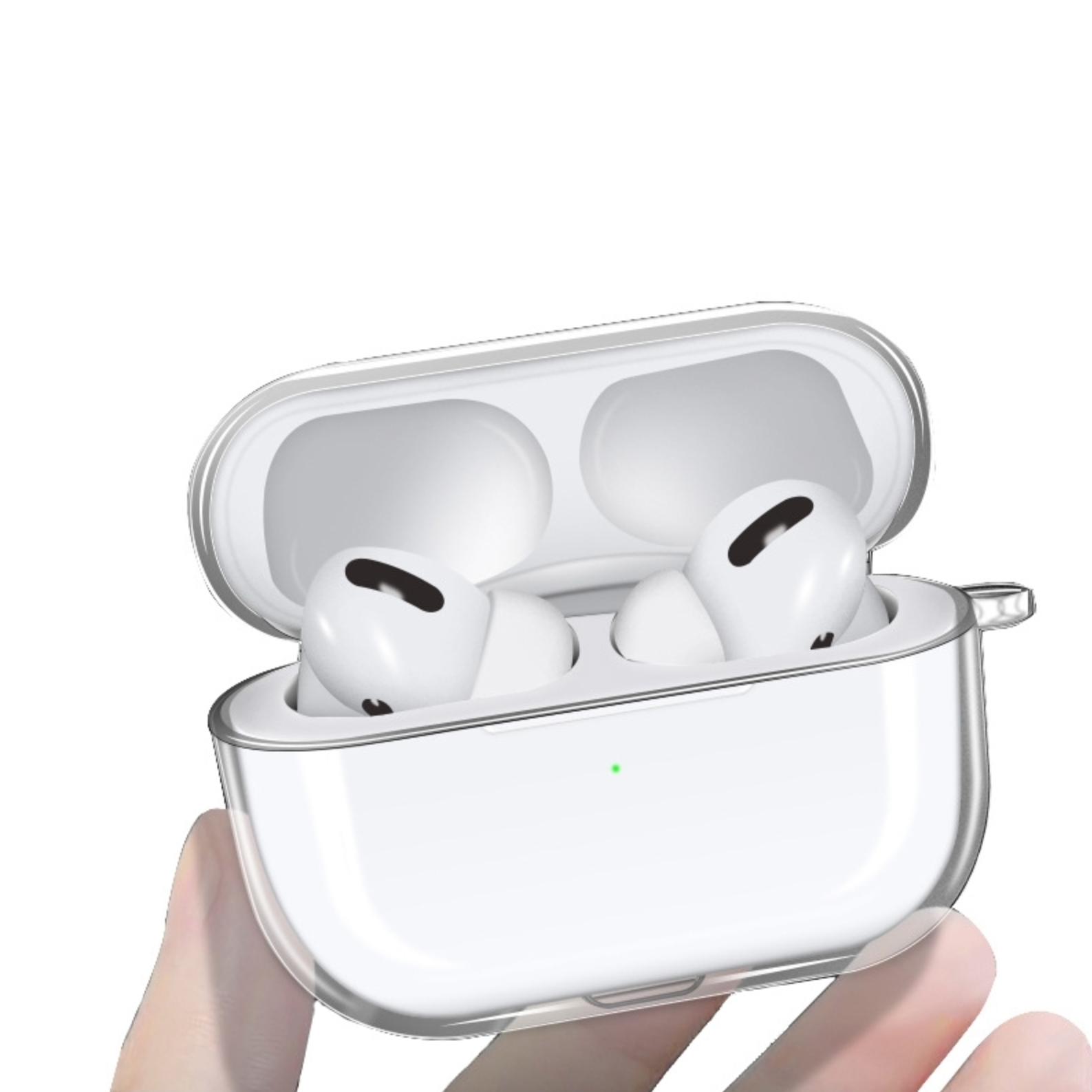 Чехол Gurdini для наушников Apple AirPods Pro Прозрачный