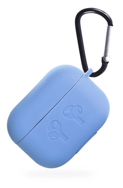 Чехол Gurdini Pro Silicone Case для наушников Apple AirPods Голубой