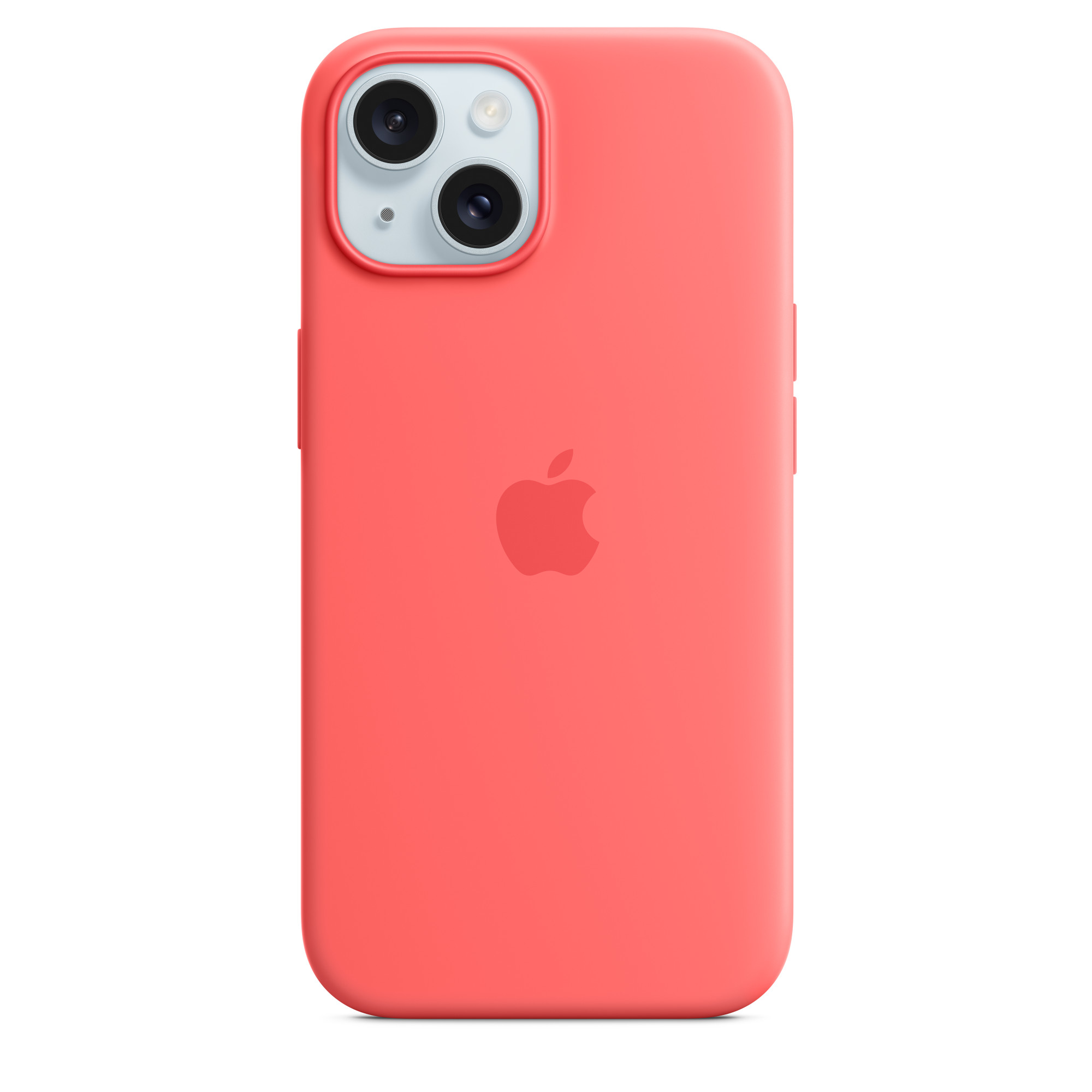 Чехол Silicone Case with MagSafe для iPhone 15 Guava