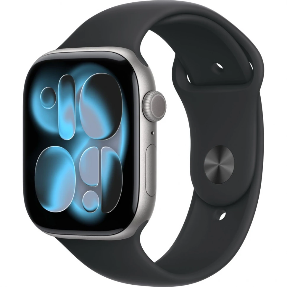 Часы Apple Watch Series 11 42mm Space Gray Black Sport Band S/M