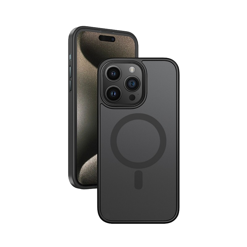 Чехол Keephone Mago Pro с MagSafe для Apple iPhone 15 Pro Max Чёрный