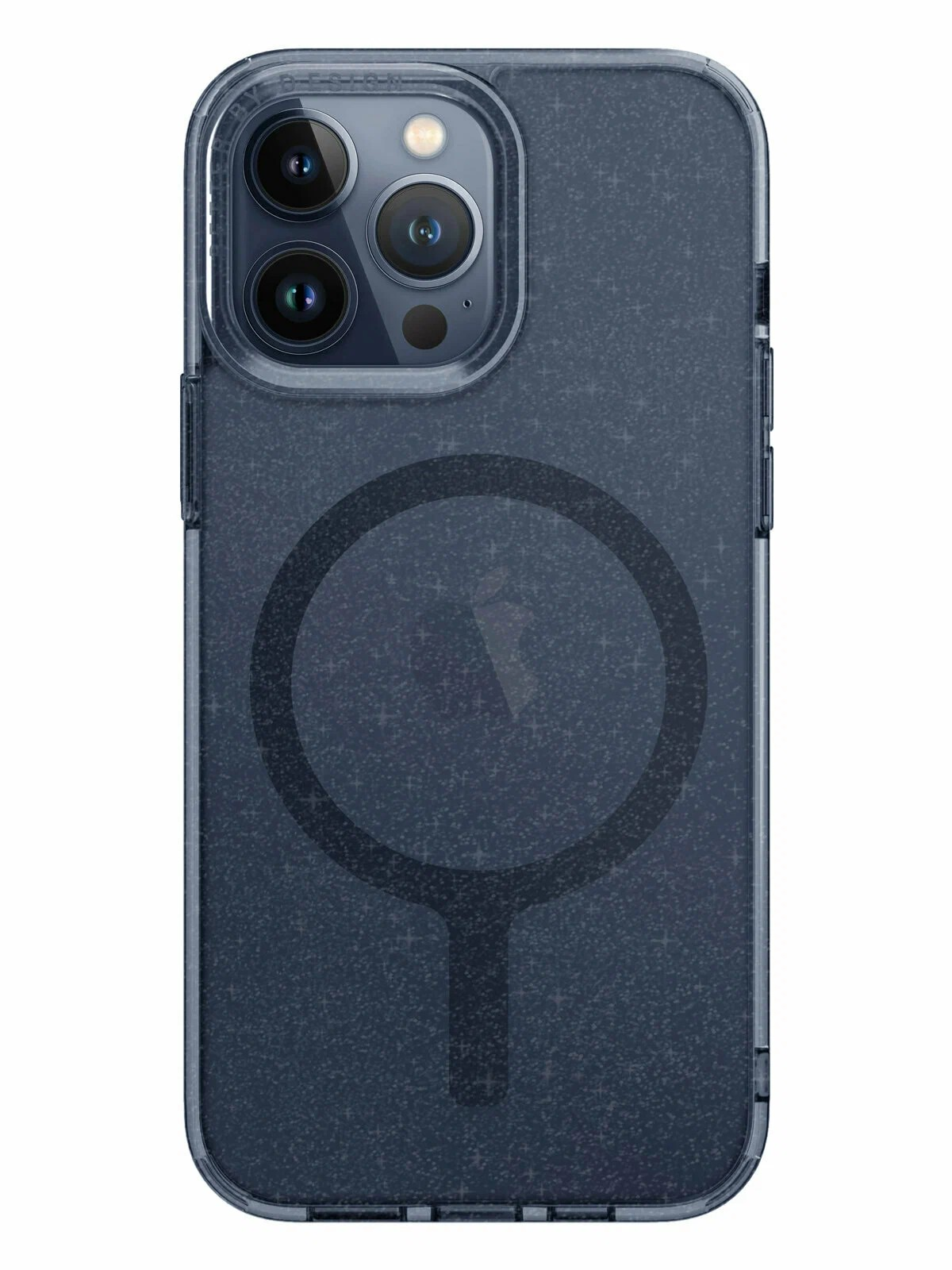 Чехол Uniq Lifepro Xtreme with MagSafe для iPhone 15 Pro Синий с блестками