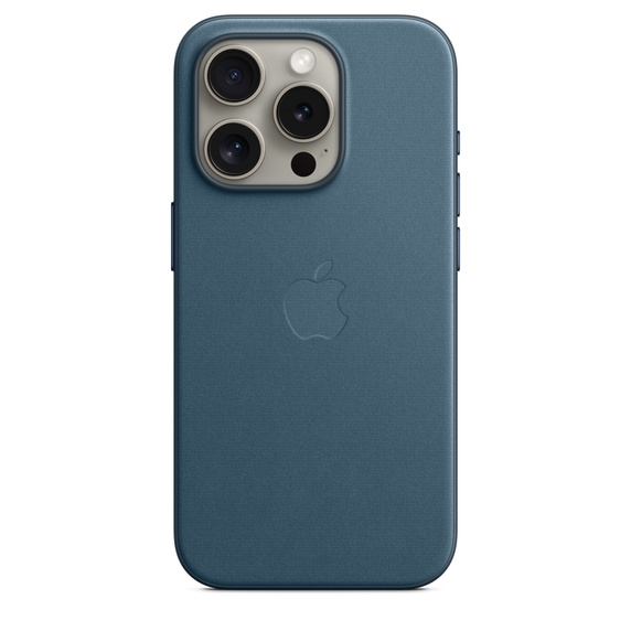 Чехол FineWoven Case with MagSafe для iPhone 15 Pro Pacific Blue