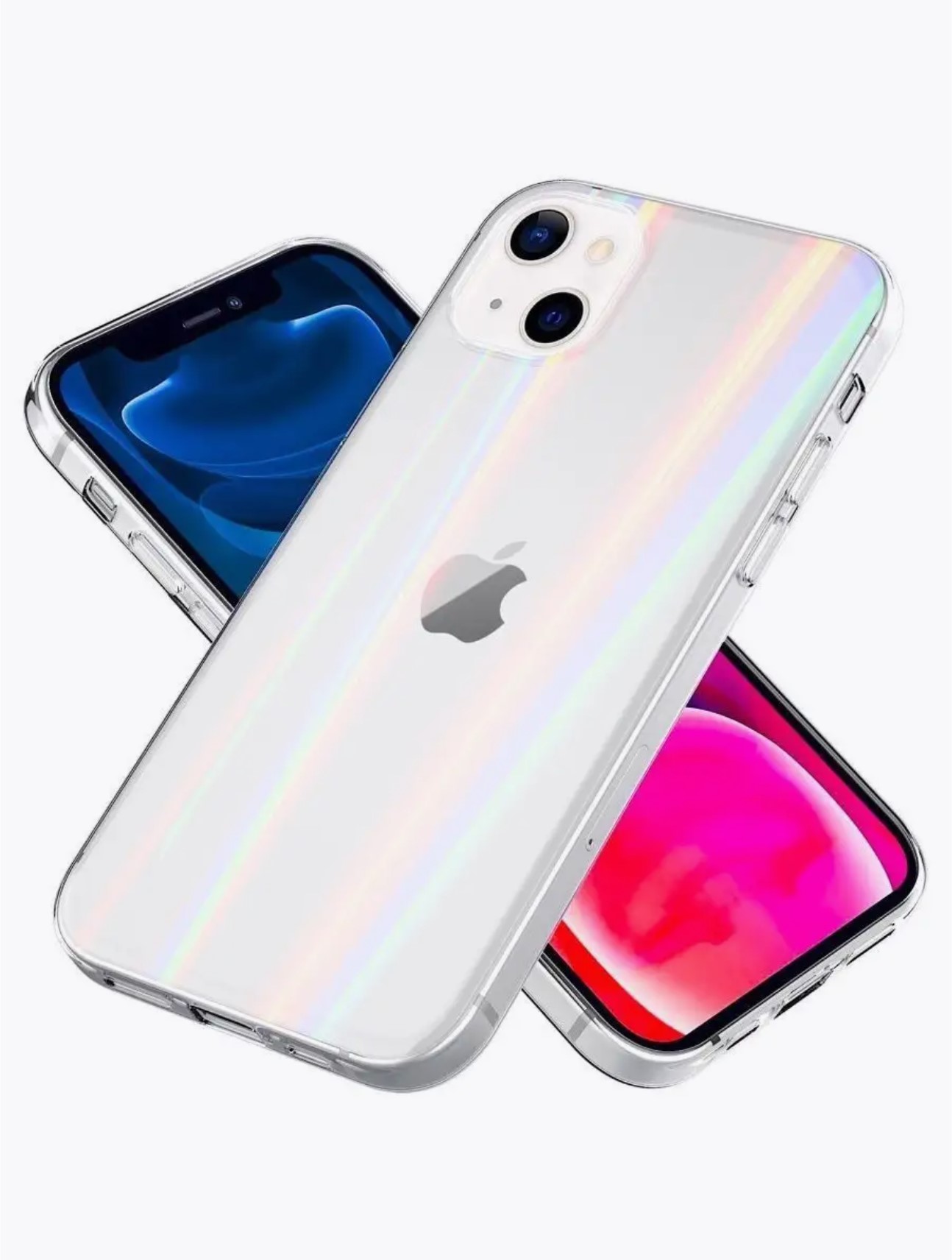Чехол KeepHone Protective case для iPhone 14 Радуга