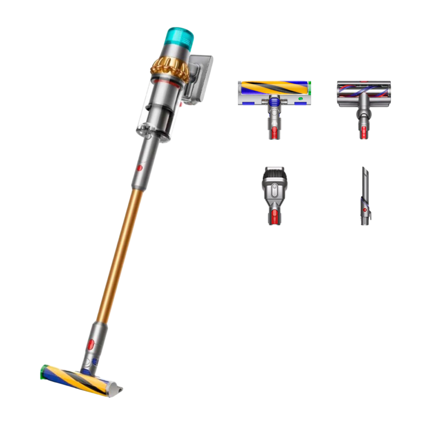 Пылесос Dyson V15 Detect Absolute SV47, золотой (Gold)