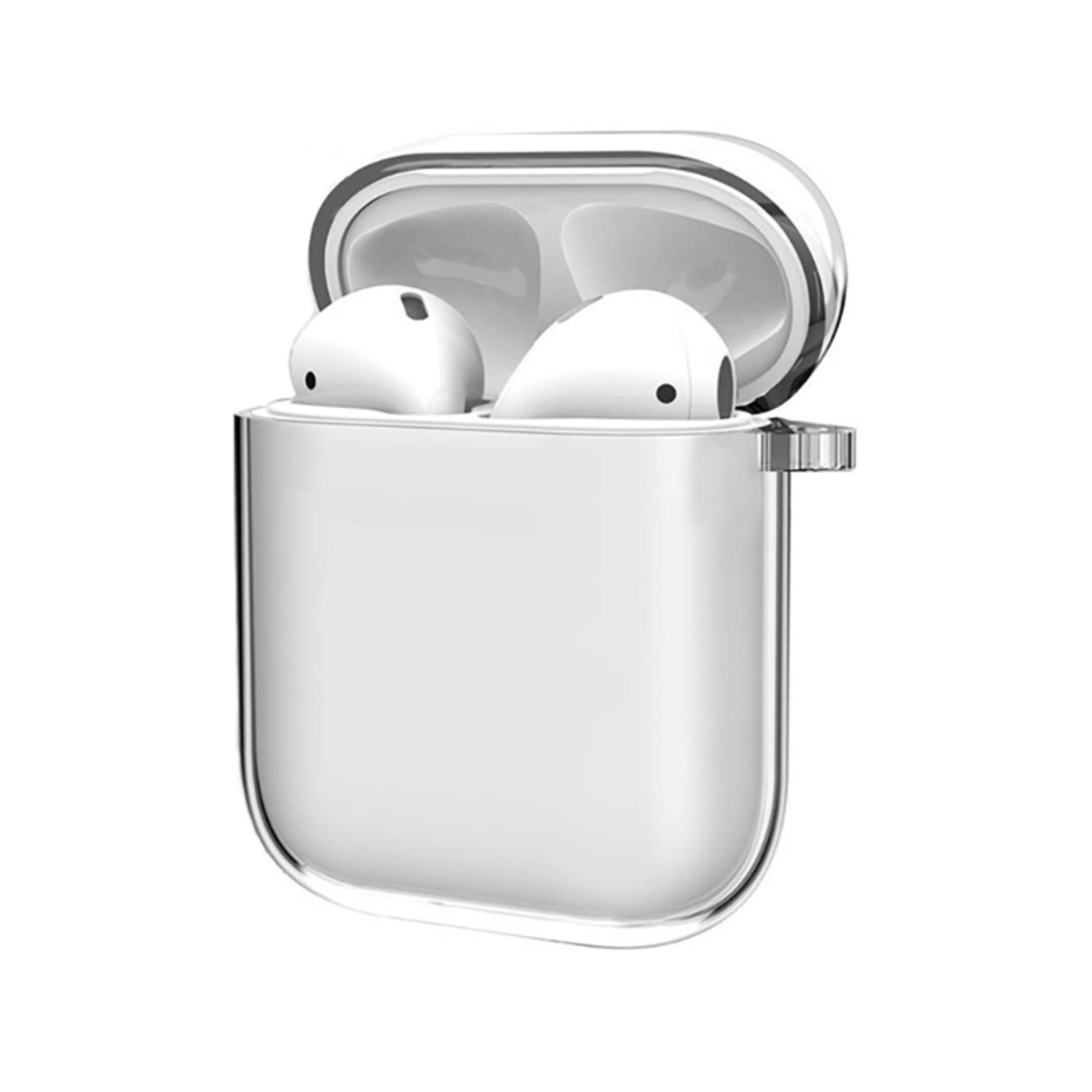 Чехол Gurdini для наушников Apple AirPods 2 Прозрачный
