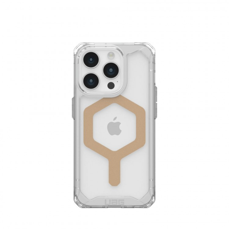 Чехол UAG Plyo с MagSafe для iPhone 15 Pro Ice/Gold