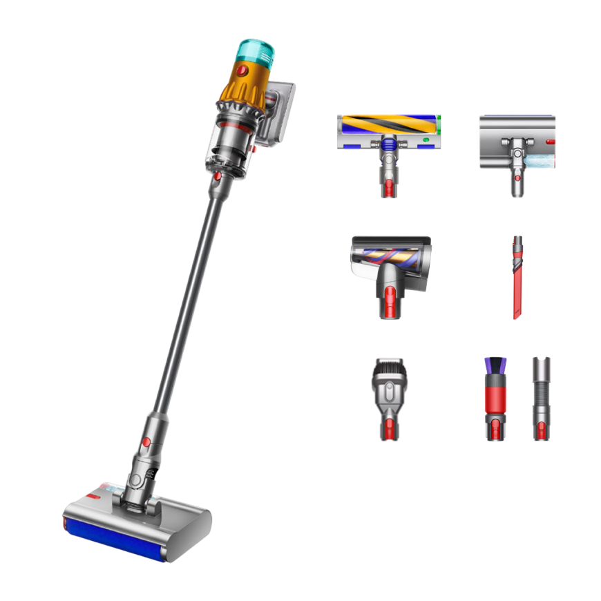 Моющий пылесос Dyson V12S Detect Slim Submarine Complete SV46, золотой (Gold)