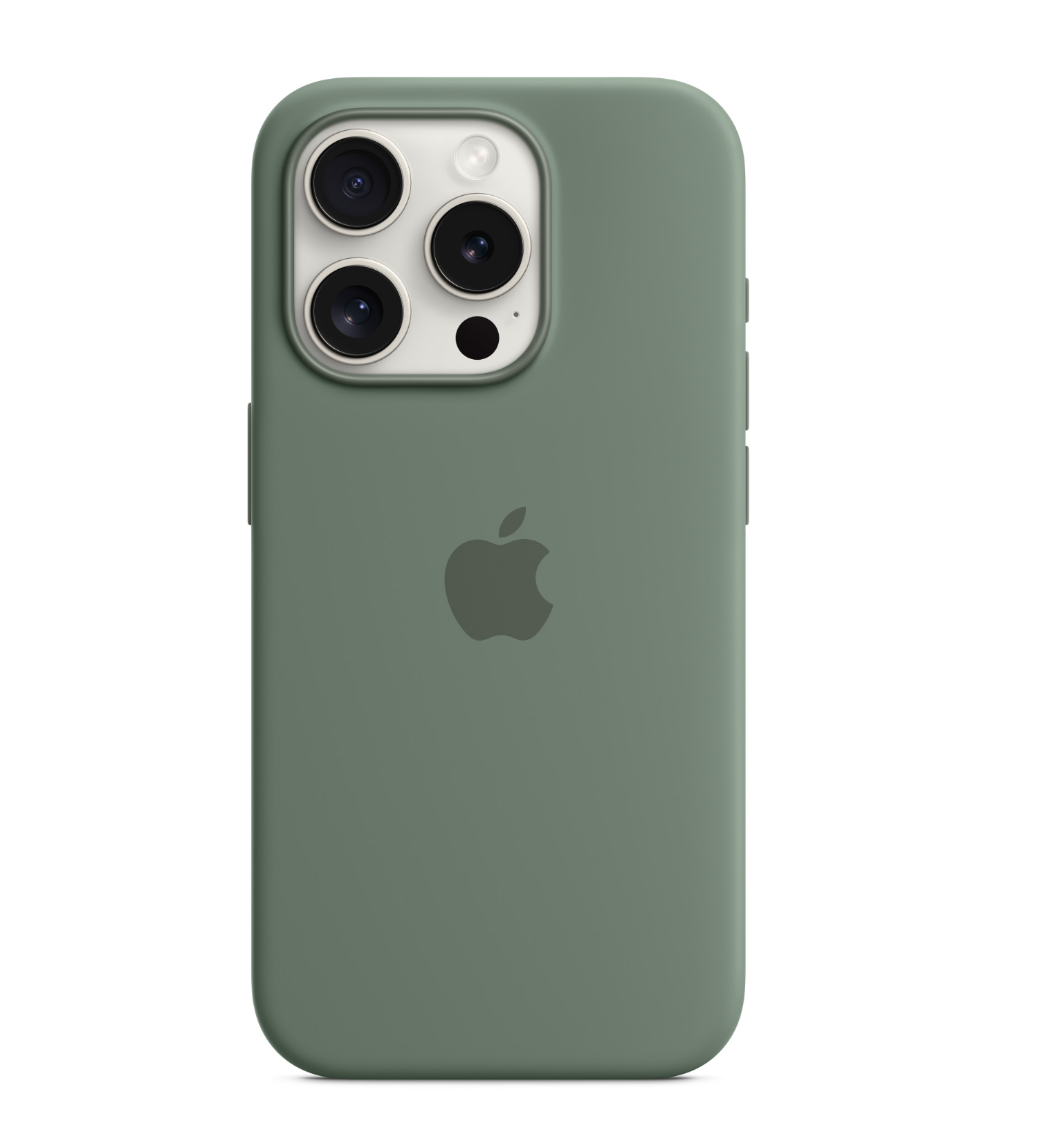Чехол Silicone Case with MagSafe для iPhone 15 Pro Cypress
