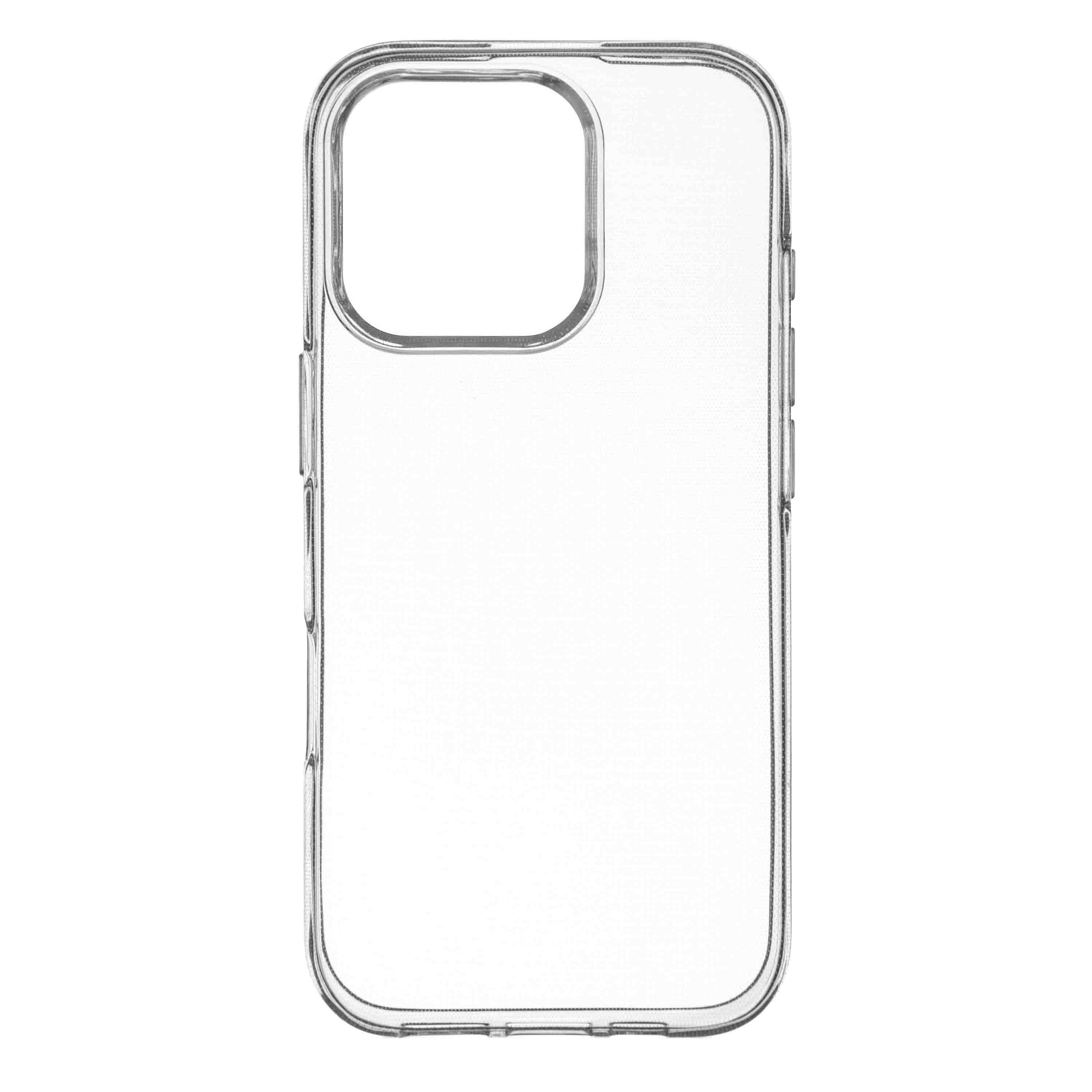 Силиконовый чехол для iPhone 16 Pro Max Прозрачный