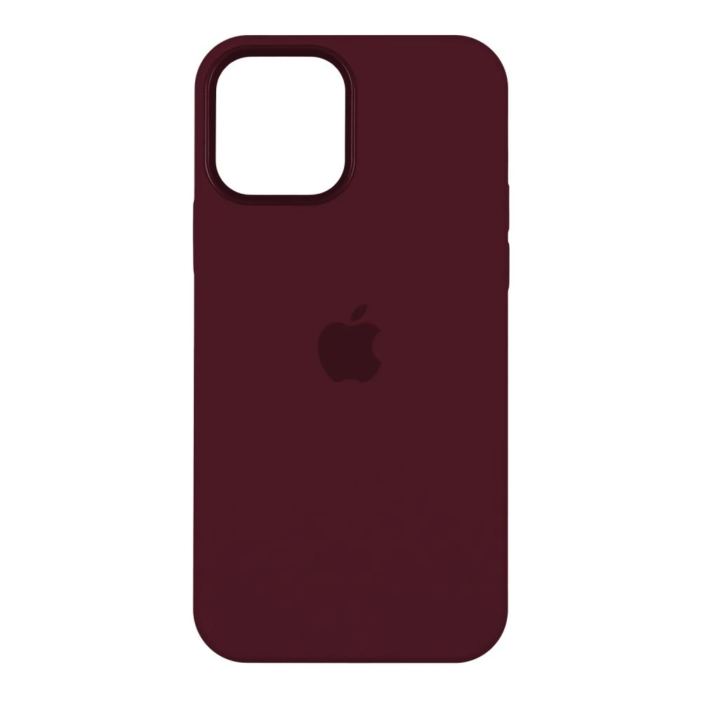 Чехол силиконовый для iPhone 15 Pro Бордовый